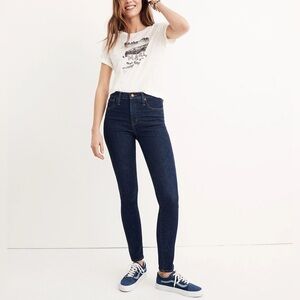 Madewell 10" High-Rise Skinny Jeans. Size 27T